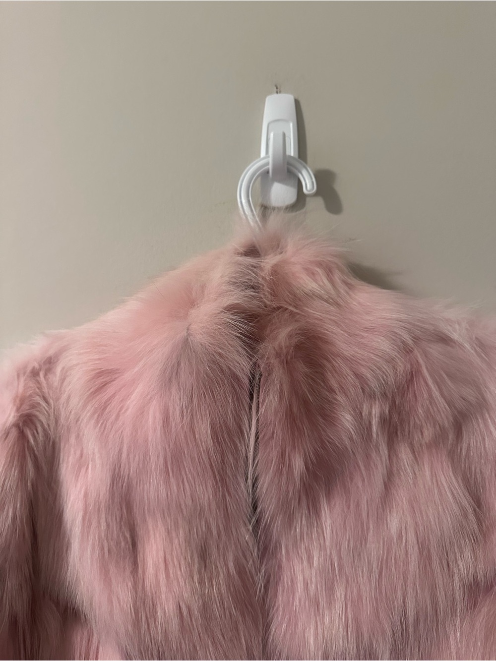Vintage Pink Rabbit Fur Jacket - Picture 5 of 12